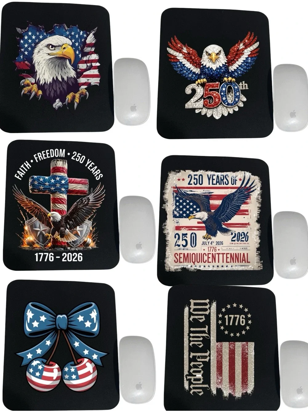 Customized mouse Pad with your logo and QR code or pick a design from my closet